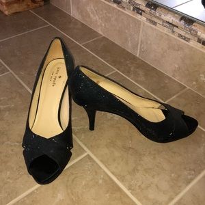 Kate Spade glitter heels